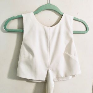 White Crop Top - Lovers + Friends